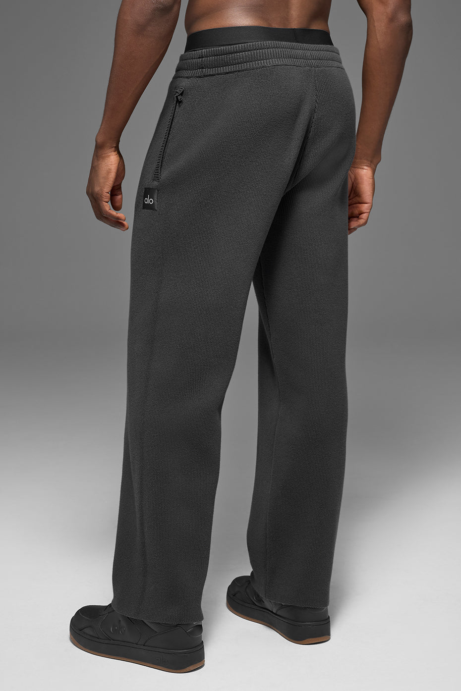Scholar Straight Leg Sweatpant - Anthracite — photo 3
