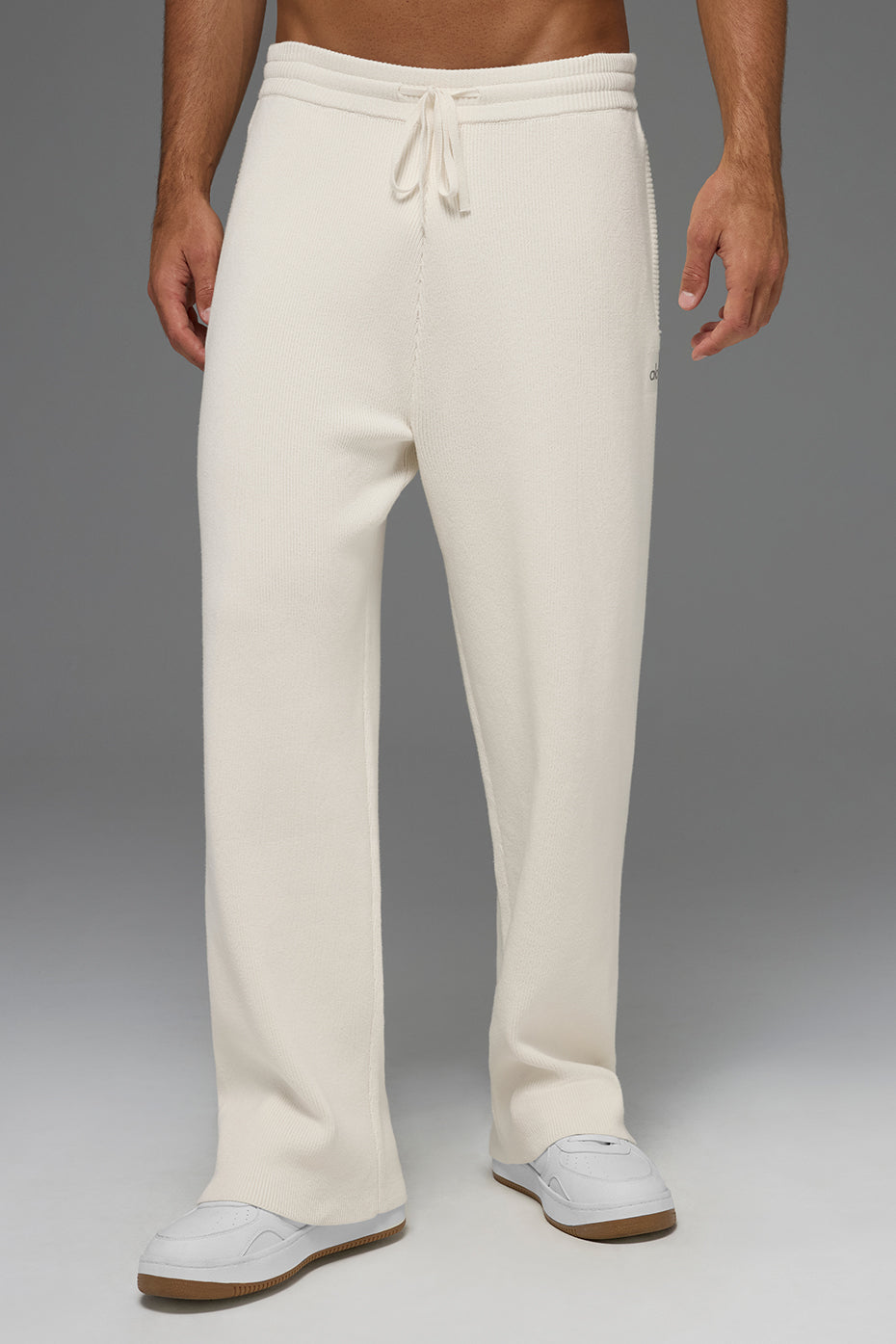 Scholar Straight Leg Sweatpant - Ivory — photo 3