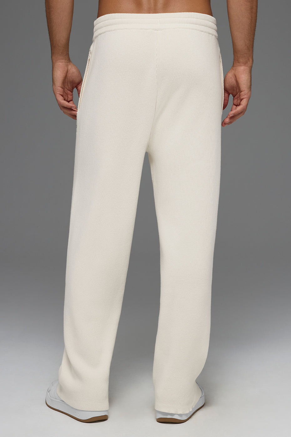 Scholar Straight Leg Sweatpant - Ivory — photo 4