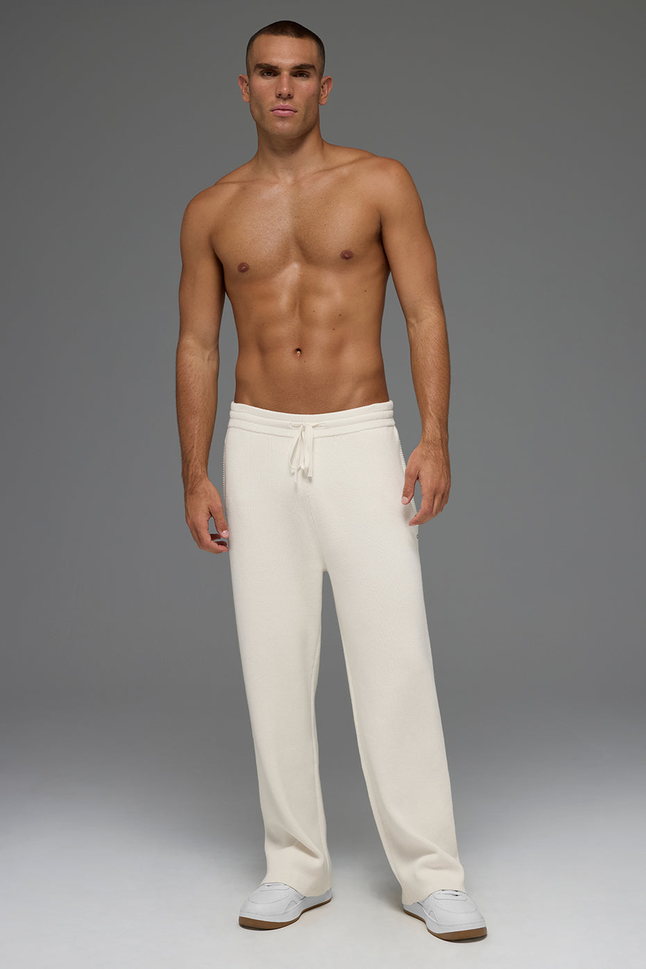 Scholar Straight Leg Sweatpant - Ivory — photo 5