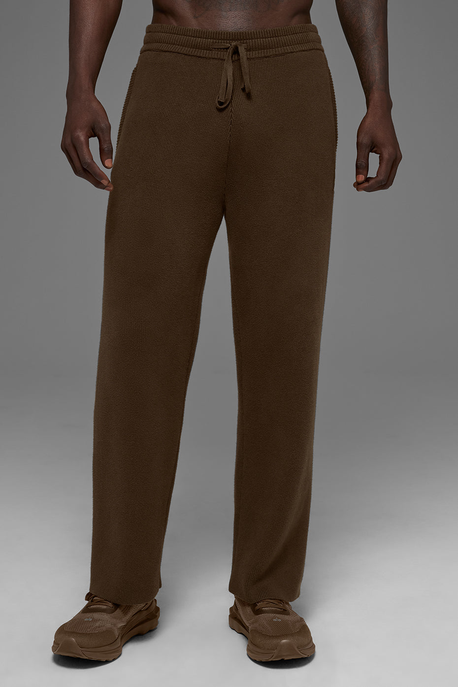 Scholar Straight Leg Sweatpant - Espresso — photo 3