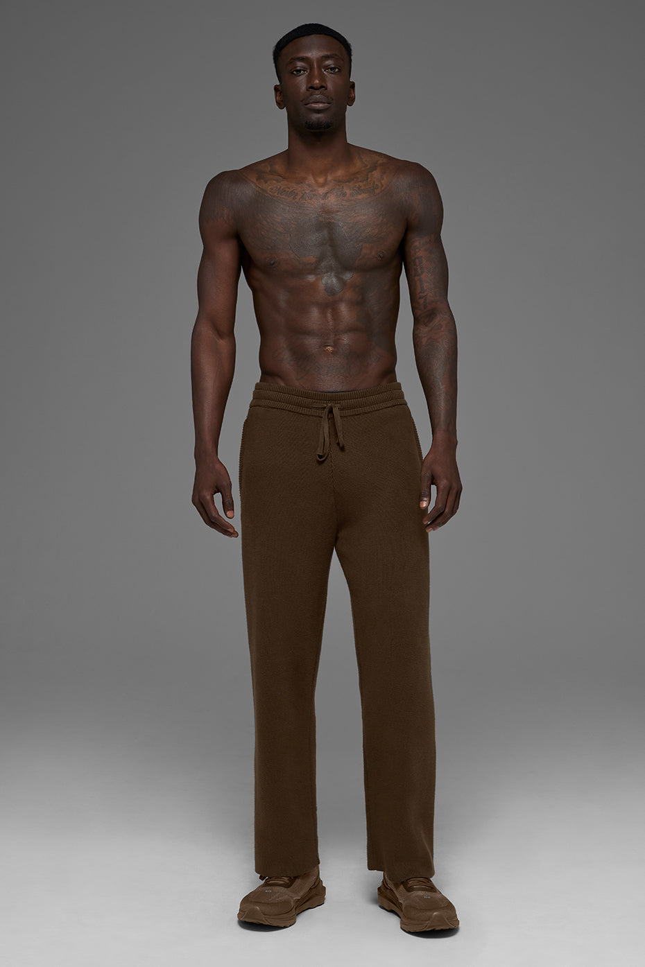 Scholar Straight Leg Sweatpant - Espresso — photo 6