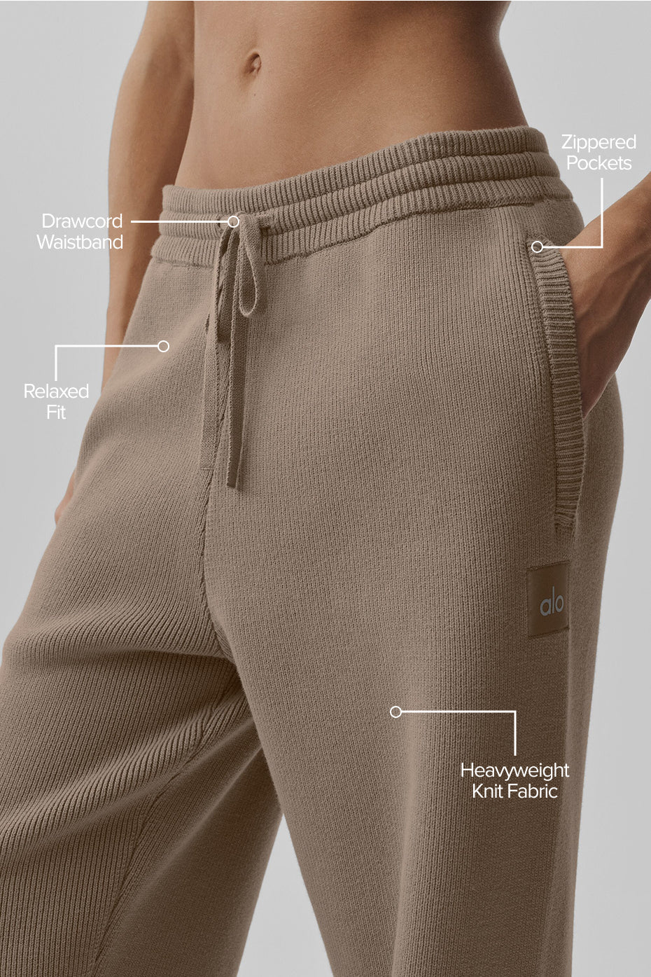Scholar Straight Leg Sweatpant - Gravel — photo 2
