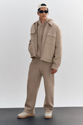 Scholar Straight Leg Sweatpant - Gravel — photo 1