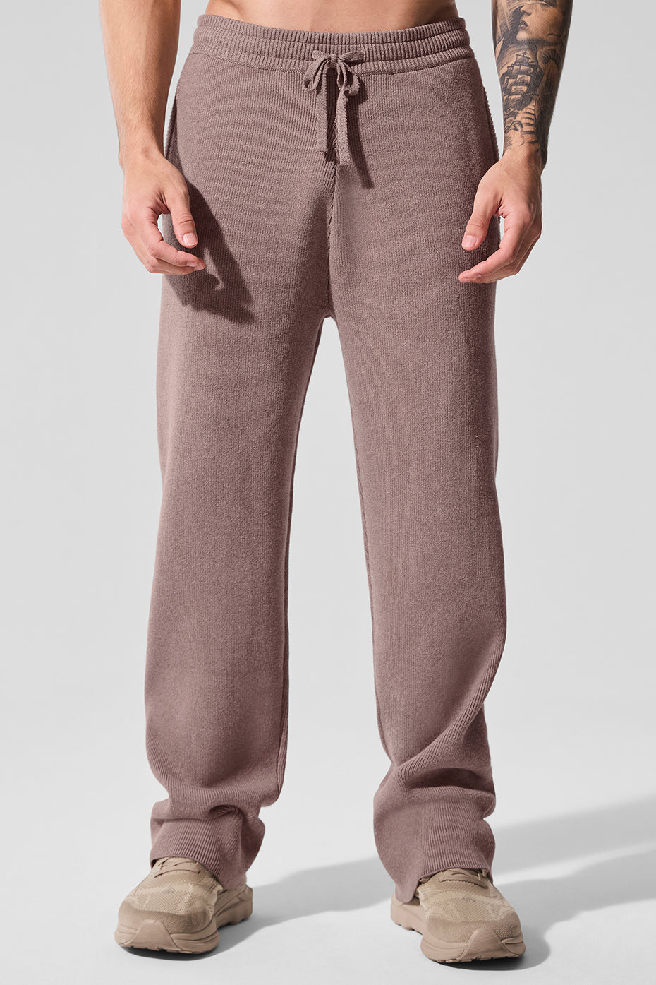 Scholar Straight Leg Sweatpant - Mushroom Heather — photo 1