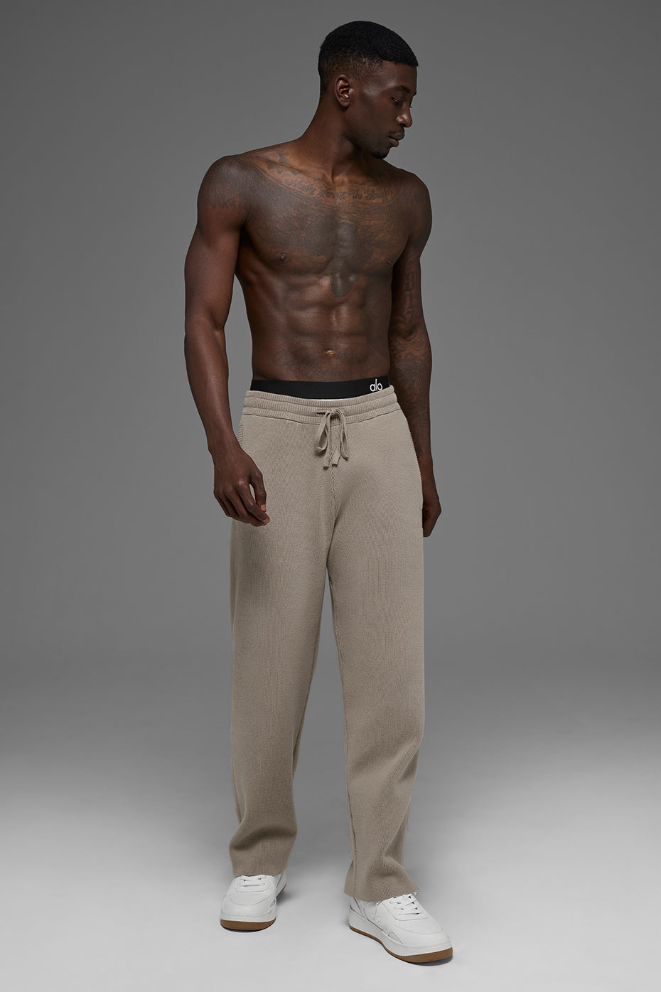 Scholar Straight Leg Sweatpant - Light Cocoa — photo 5