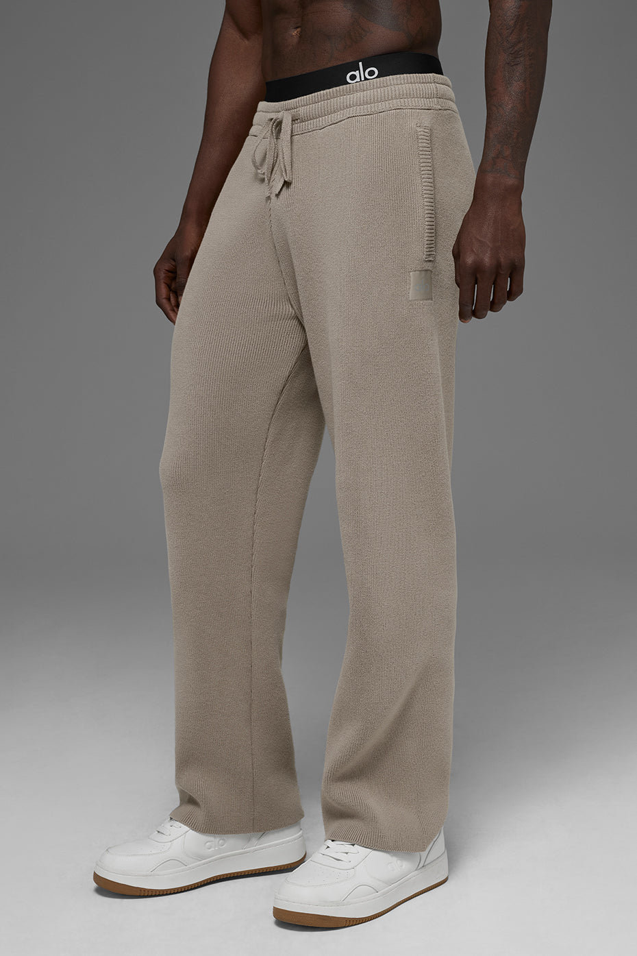 Scholar Straight Leg Sweatpant - Light Cocoa — photo 4
