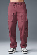 Northstar Cargo Pant - Burgundy Truffle — photo 1