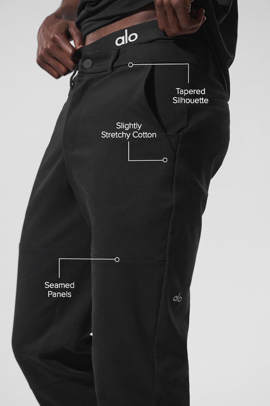 Edition Sueded Pant - Black — photo 2