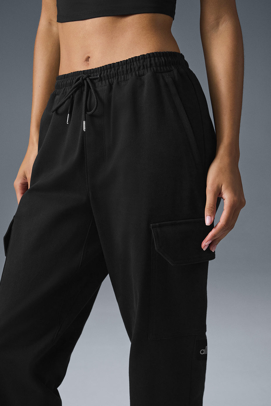 Edition Sueded Jogger - Black — photo 4