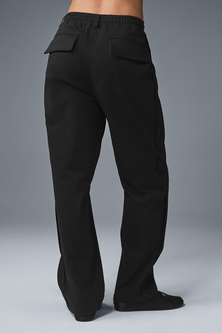 Edition Sueded Straight Leg Pant - Black — photo 2