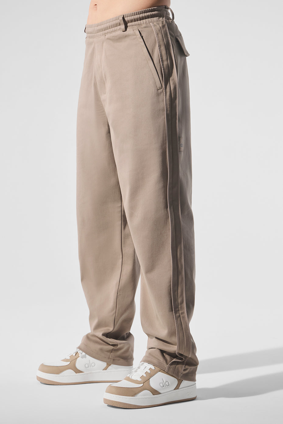 Edition Sueded Straight Leg Pant - Gravel — photo 3