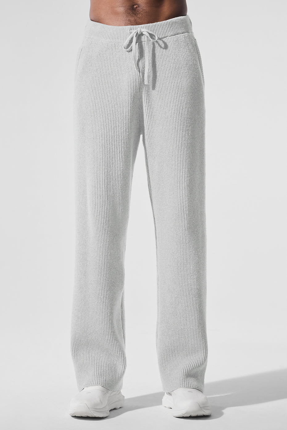 Domain Rib Knit Sweatpant - Athletic Heather Grey — photo 1
