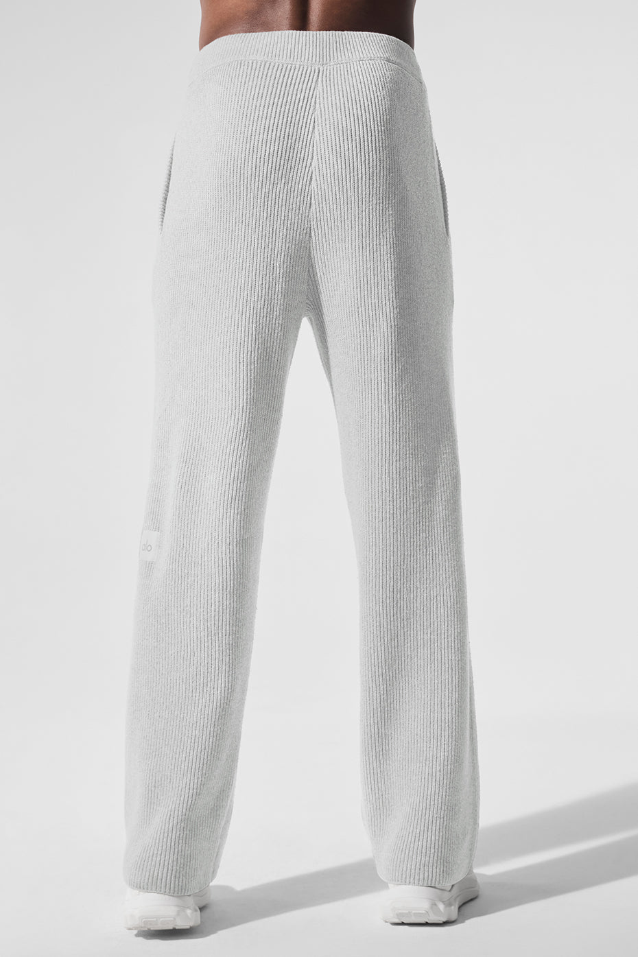 Domain Rib Knit Sweatpant - Athletic Heather Grey — photo 3