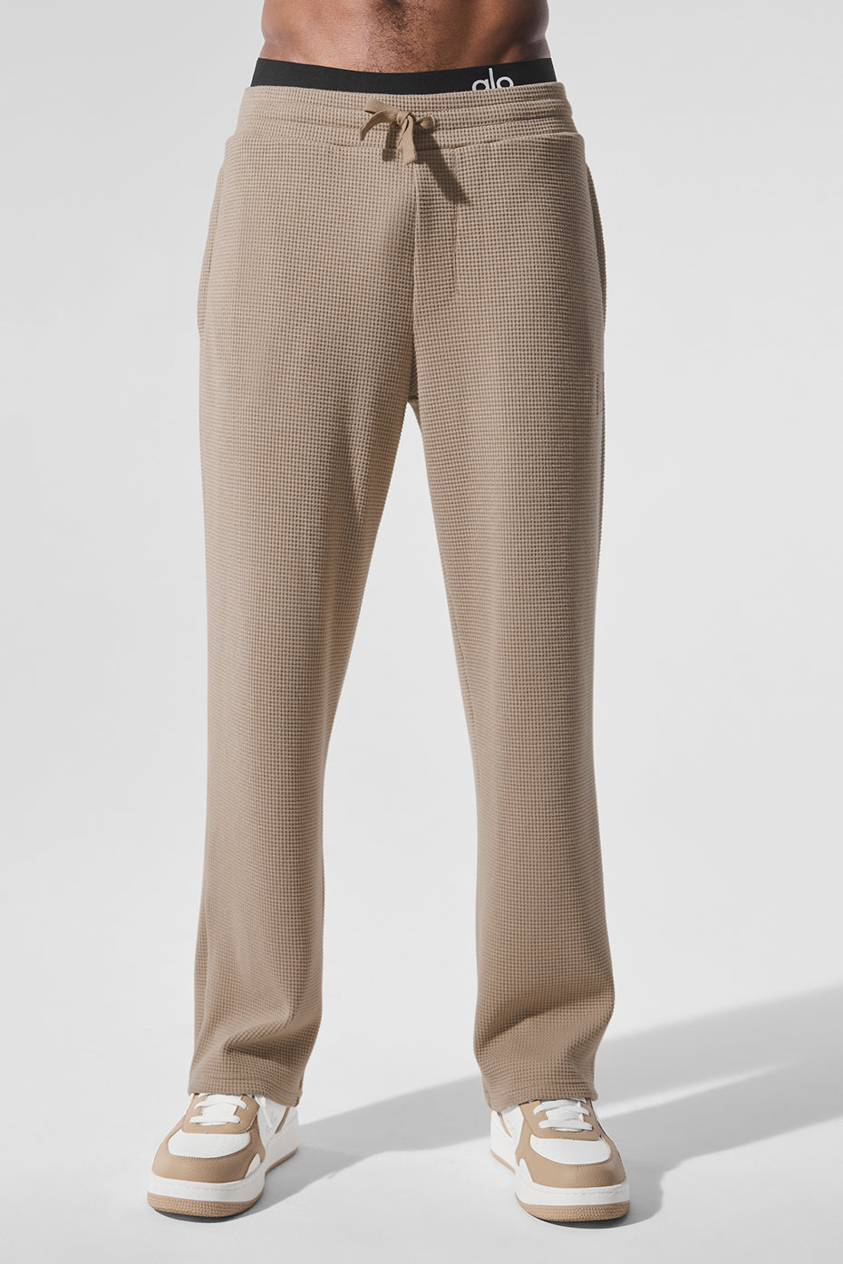 Elevate Waffle Straight Leg Pant - Gravel — photo 1