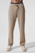 Elevate Waffle Straight Leg Pant - Gravel — photo 1