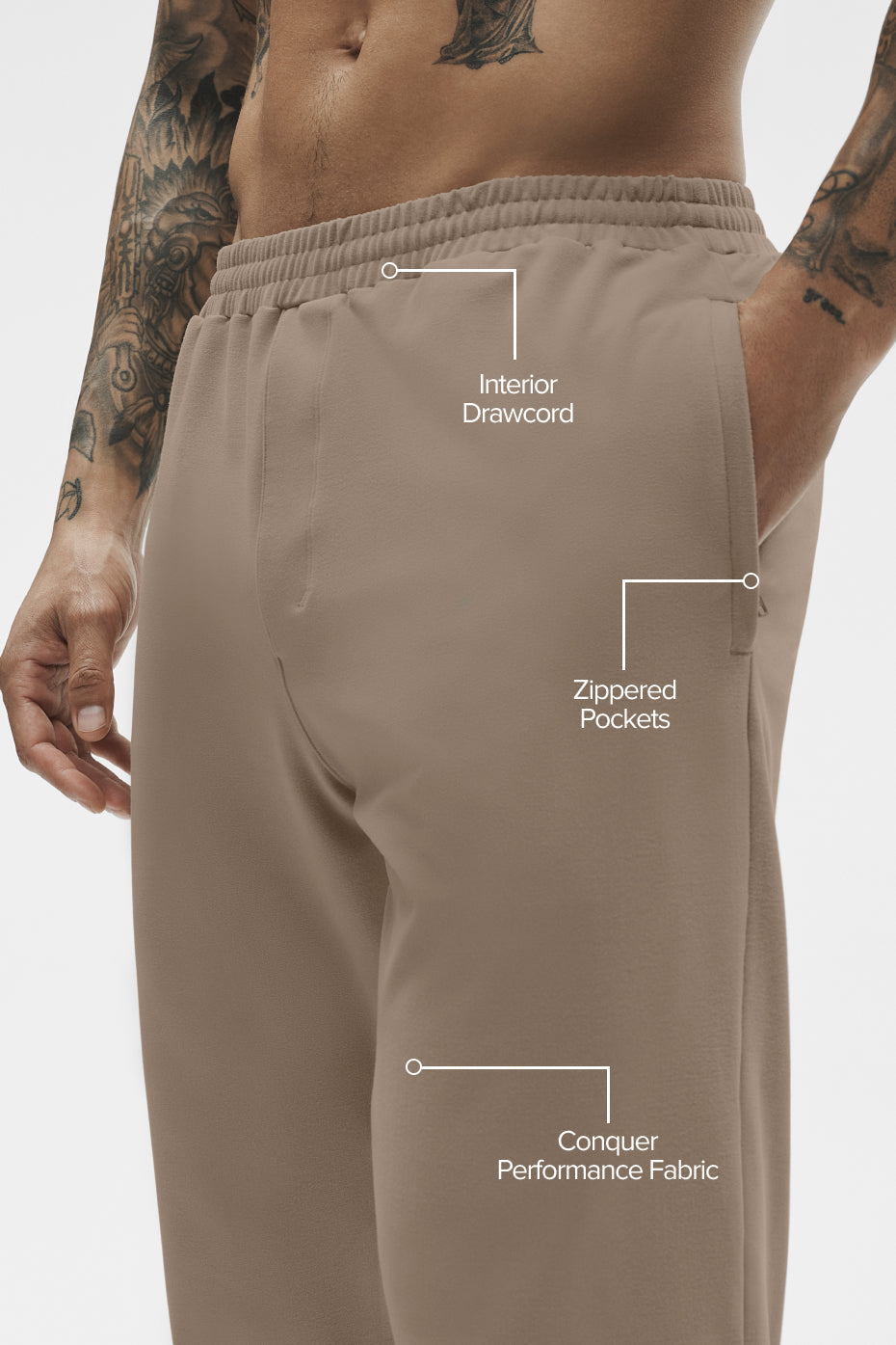 Conquer Max Performance Jogger - Gravel — photo 2