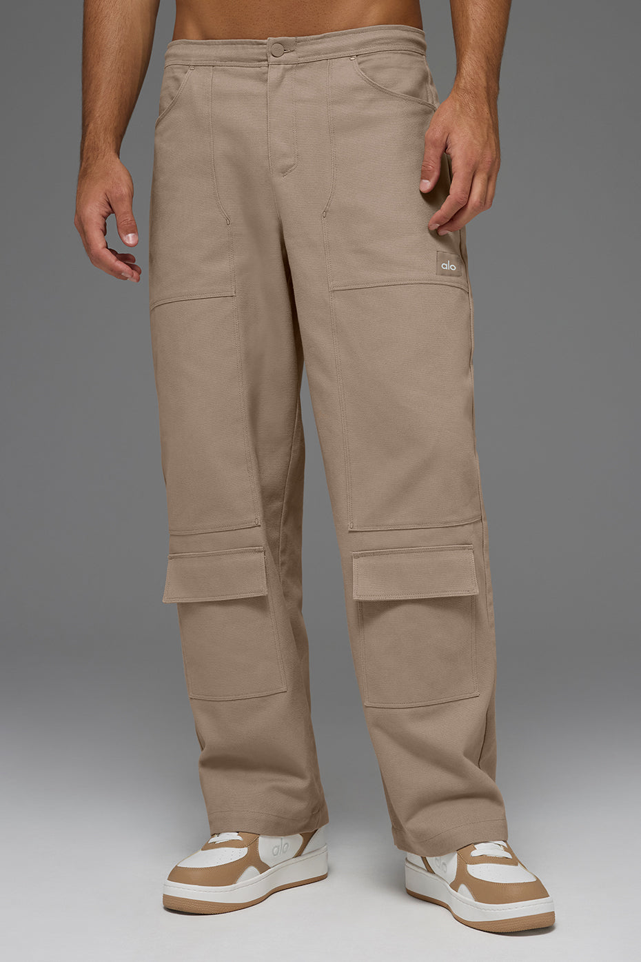 Cotton Canvas Carpenter Pant - Gravel — photo 3