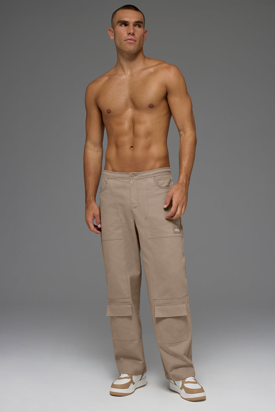 Cotton Canvas Carpenter Pant - Gravel — photo 5