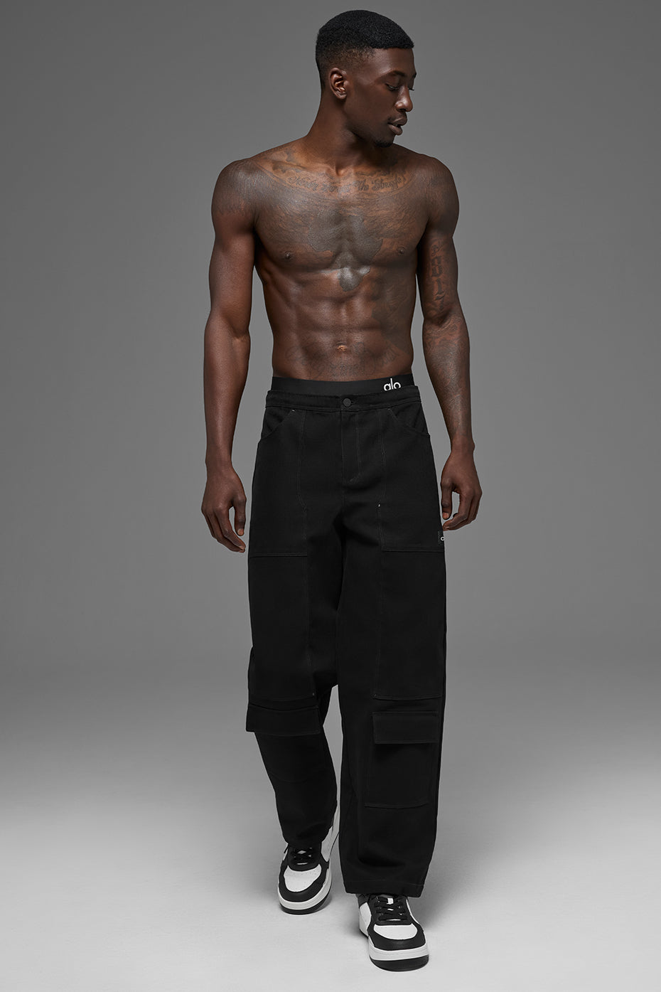 Cotton Canvas Carpenter Pant - Black — photo 5