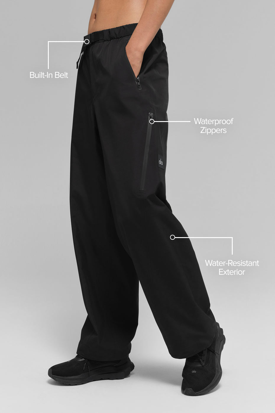 Alpha Shell Pant - Black — photo 2