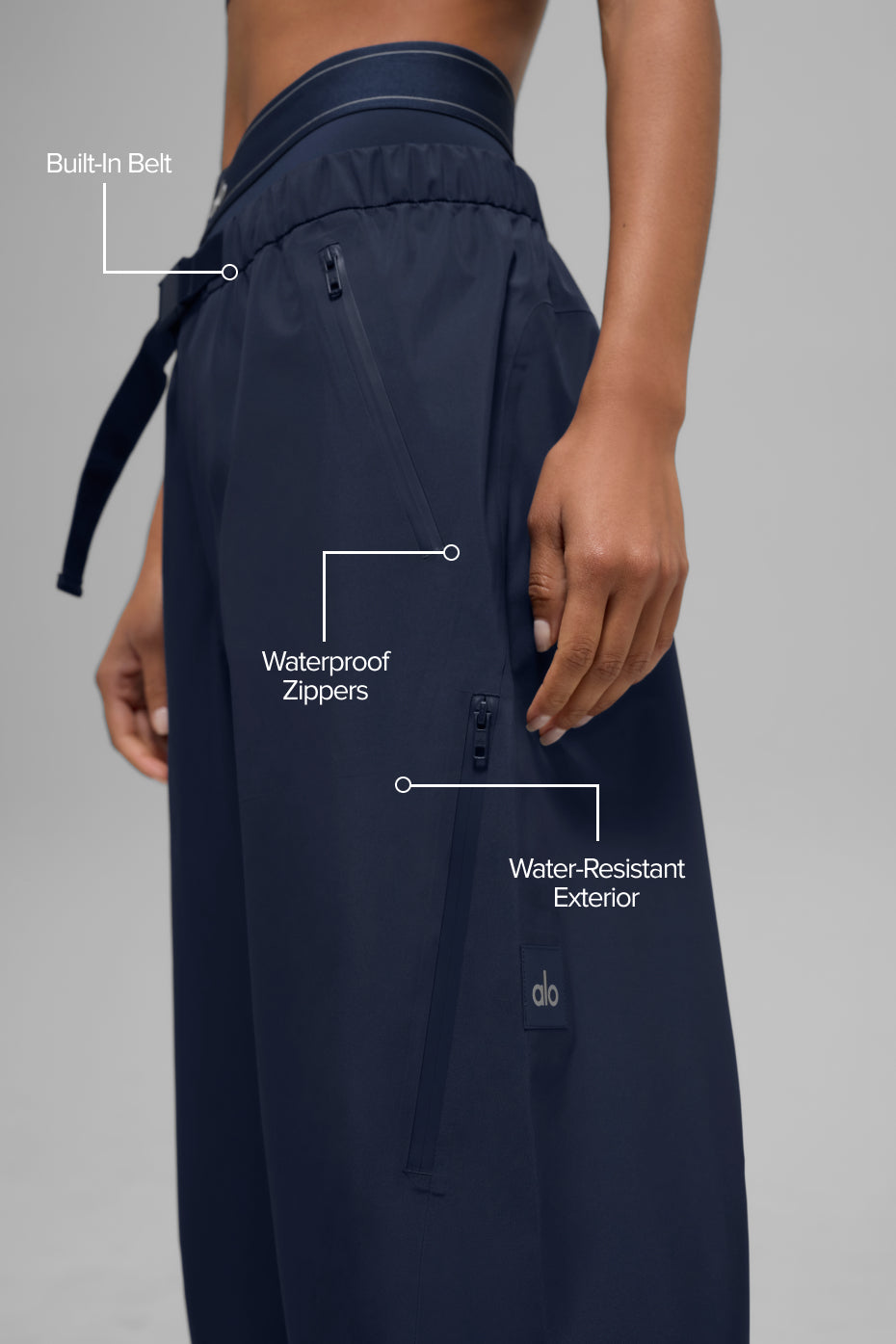Alpha Shell Pant - Navy — photo 2
