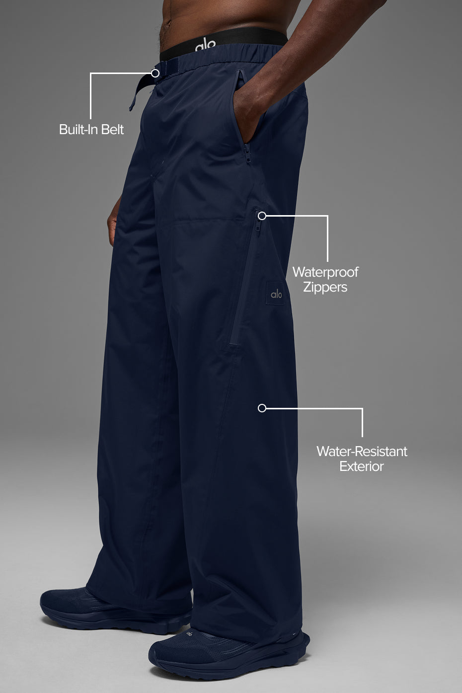 Alpha Shell Pant - Navy — photo 2