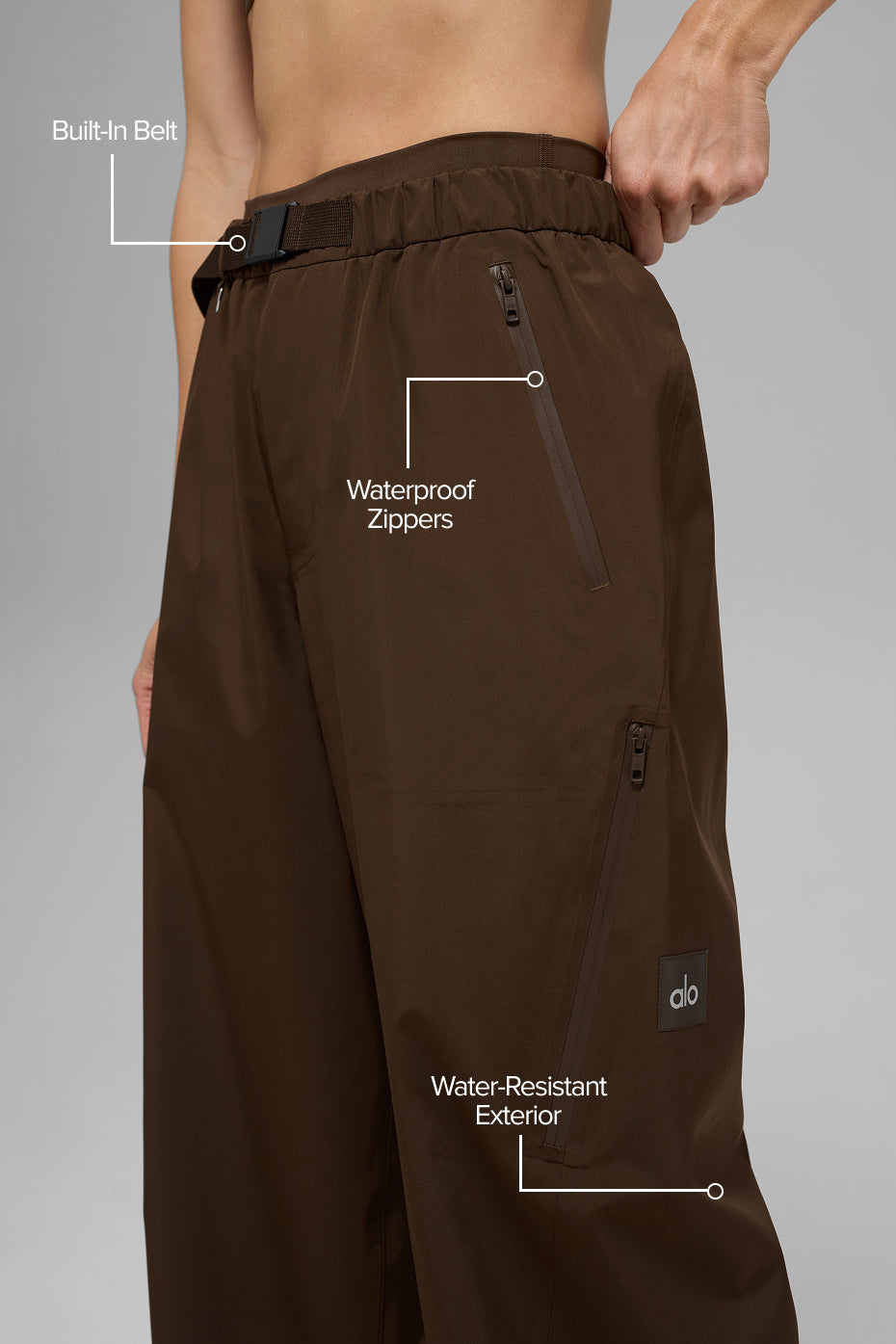 Alpha Shell Pant - Espresso — photo 2