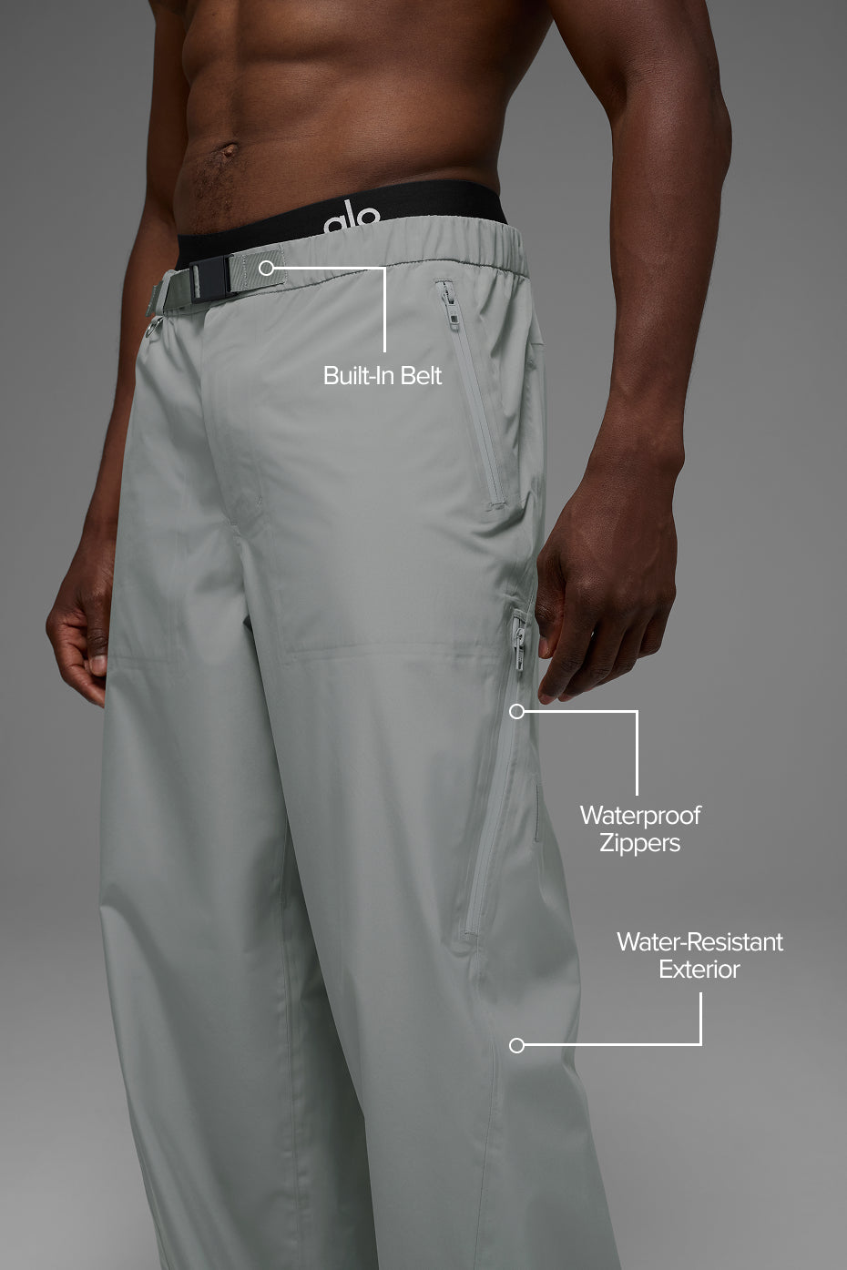 Alpha Shell Pant - Lunar Grey — photo 2