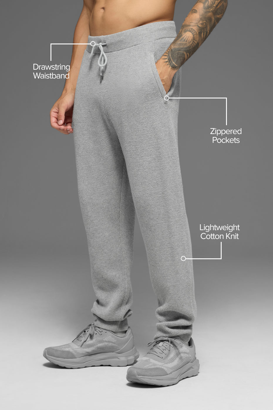 Sports Club Jogger - Athletic Heather Grey — photo 2
