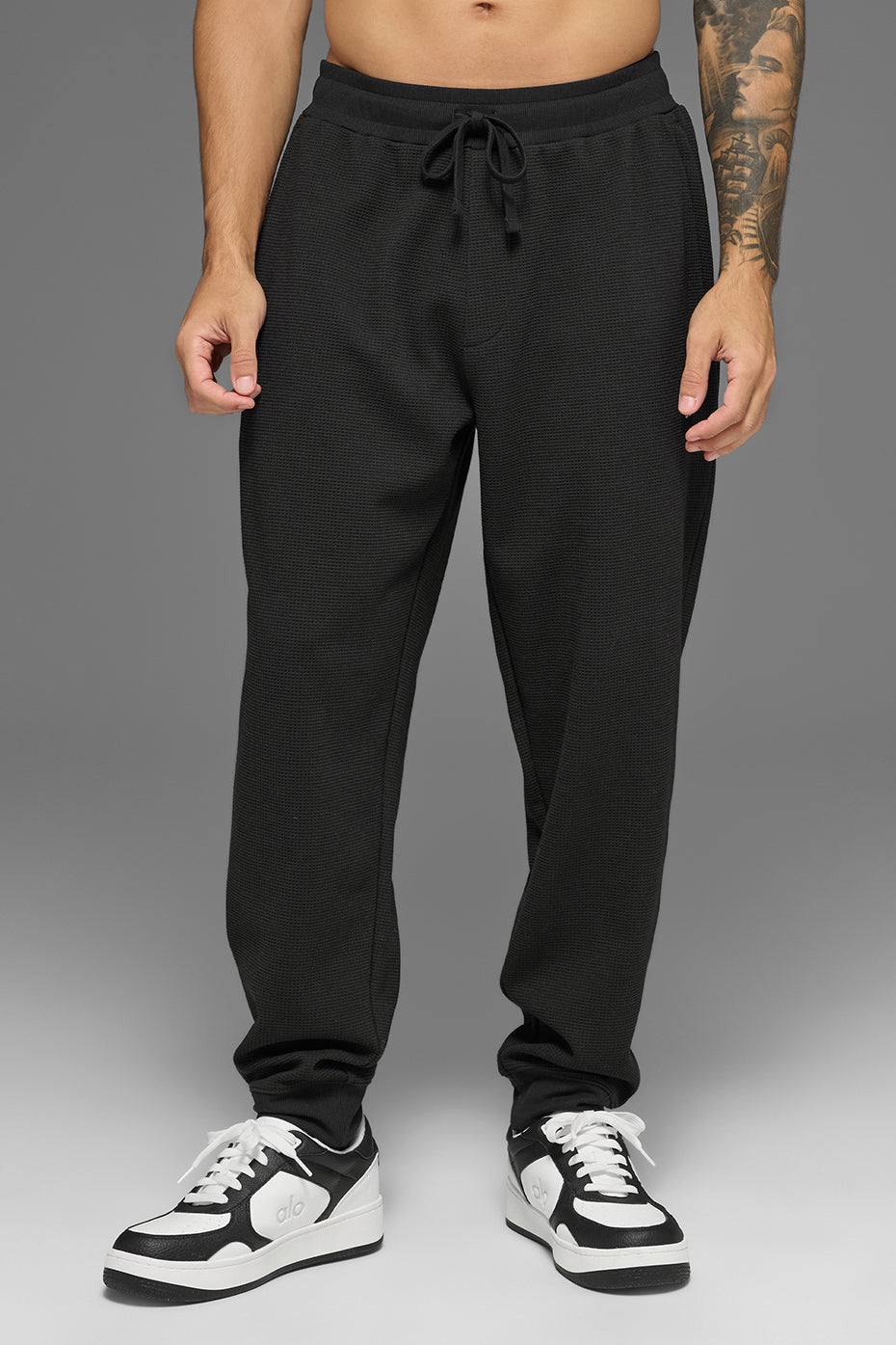 Waffle Lounge Jogger - Black — photo 1