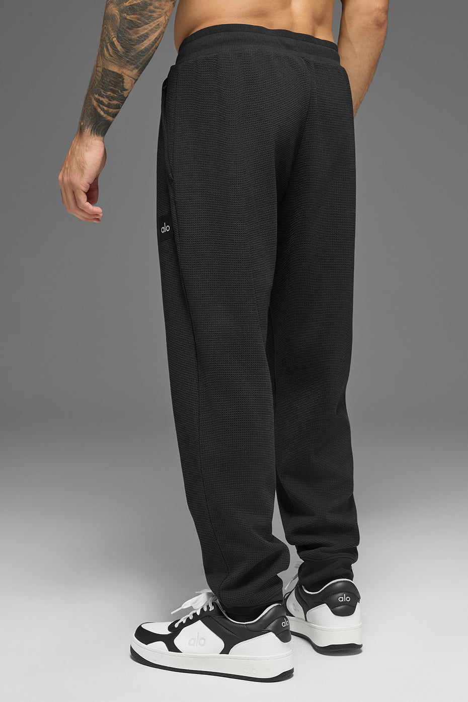 Waffle Lounge Jogger - Black — photo 3