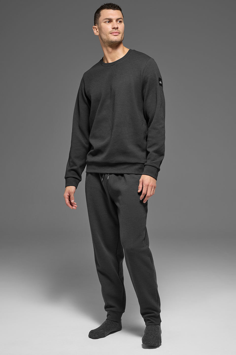 Waffle Lounge Jogger - Anthracite — photo 1