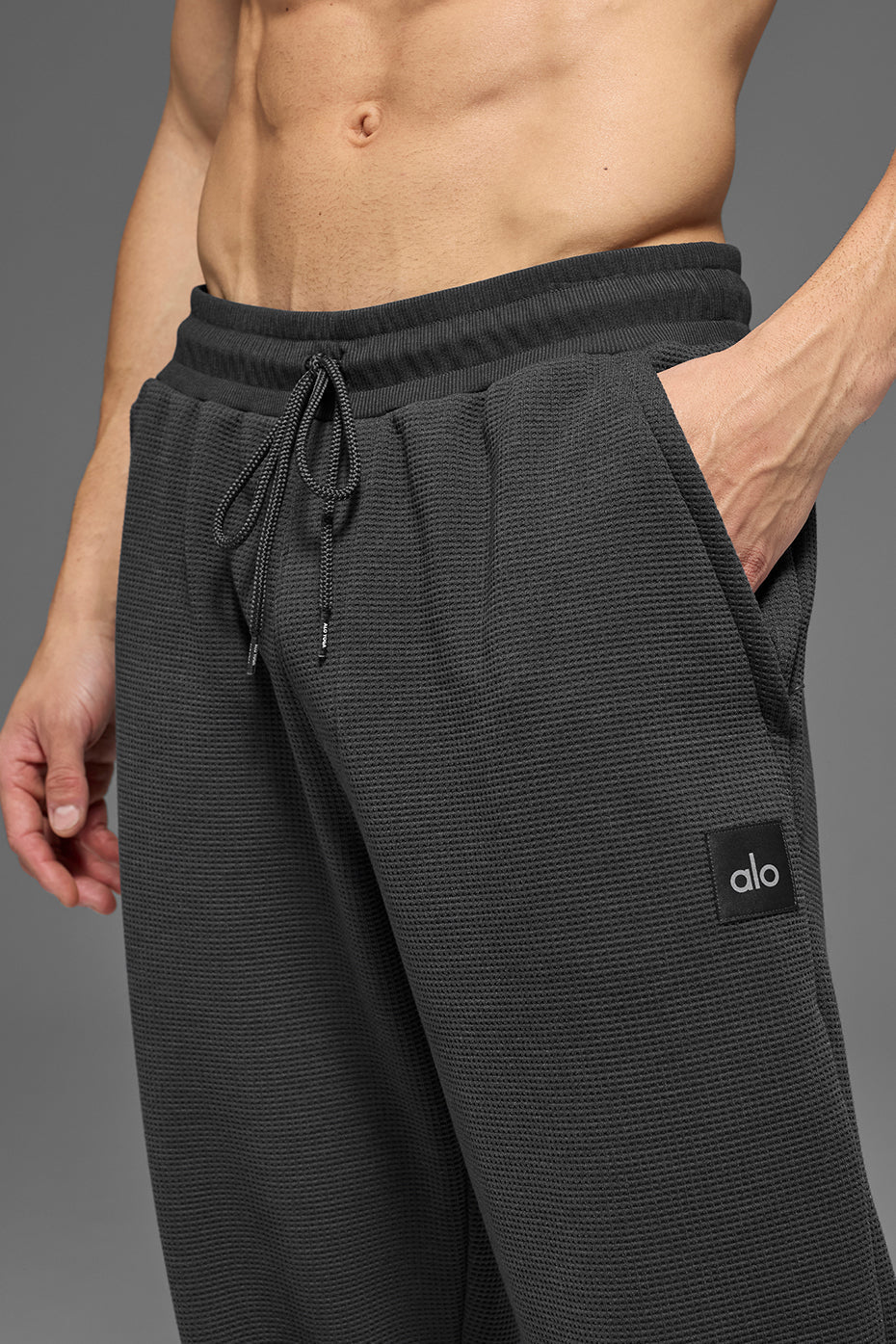 Waffle Lounge Jogger - Anthracite — photo 3