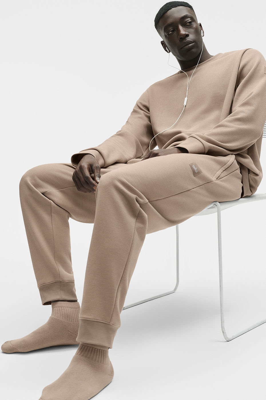 Waffle Lounge Jogger - Gravel — photo 4