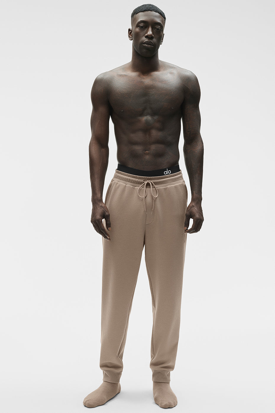 Waffle Lounge Jogger - Gravel — photo 5