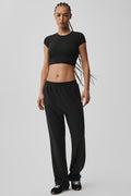 Double Take Straight Leg Pant - Black — photo 1