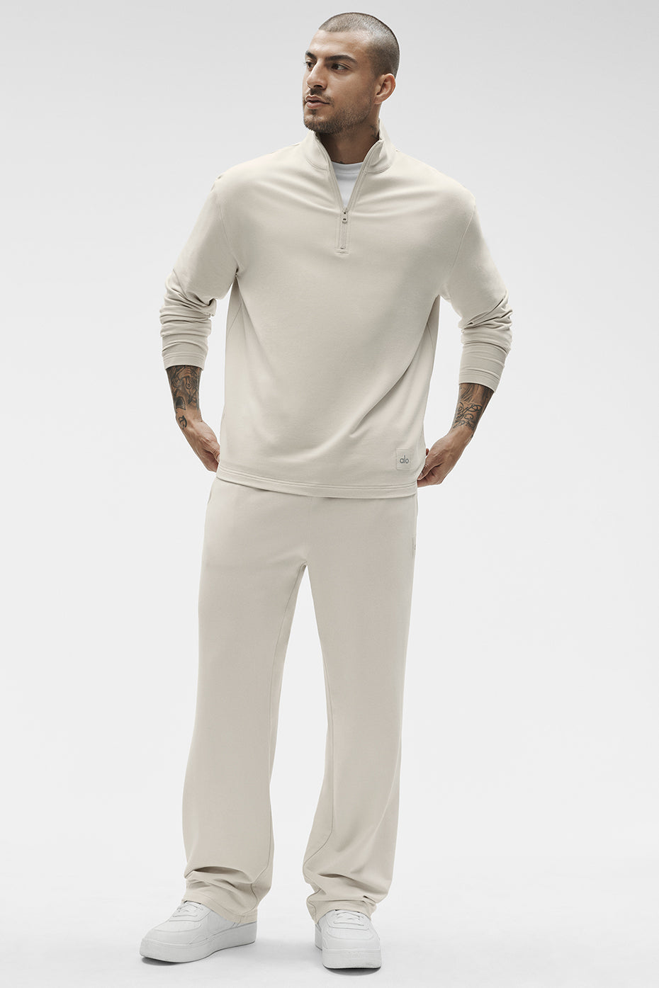 Double Take Straight Leg Pant - Bone — photo 4