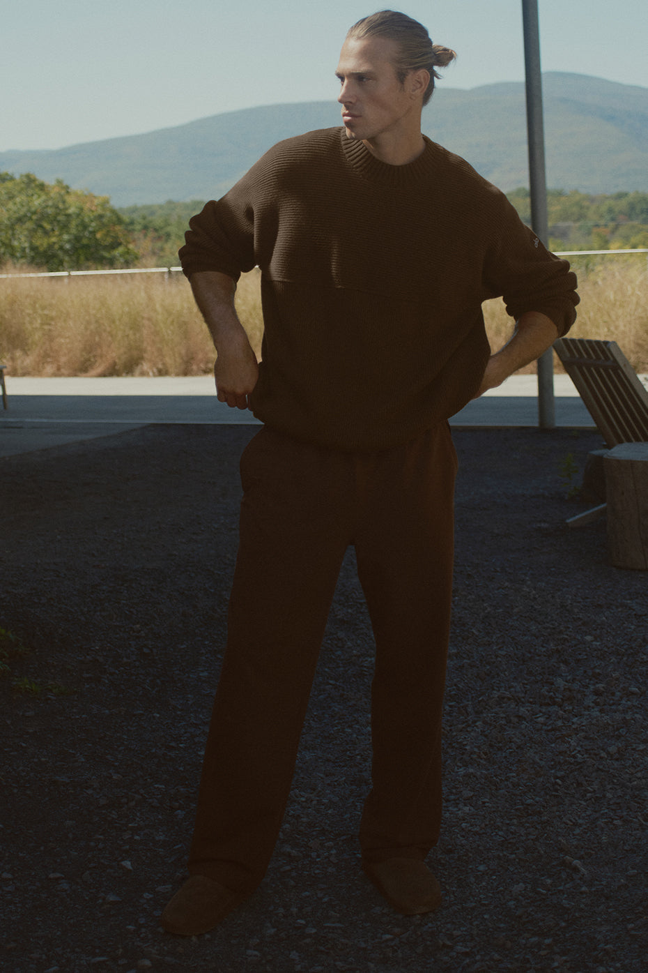 Double Take Straight Leg Pant - Espresso — photo 1