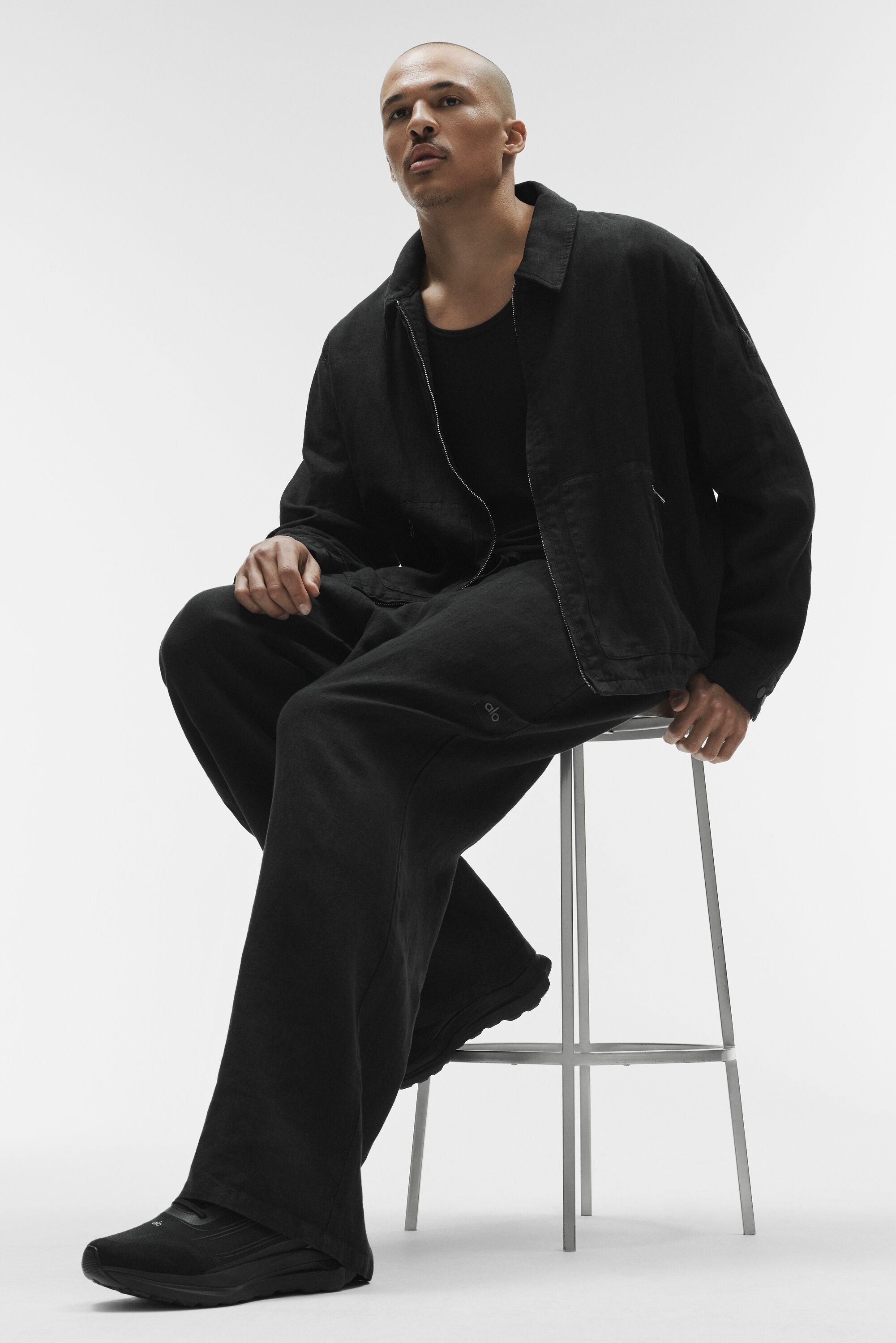 Linen Days Straight Leg Pant - Black — photo 5