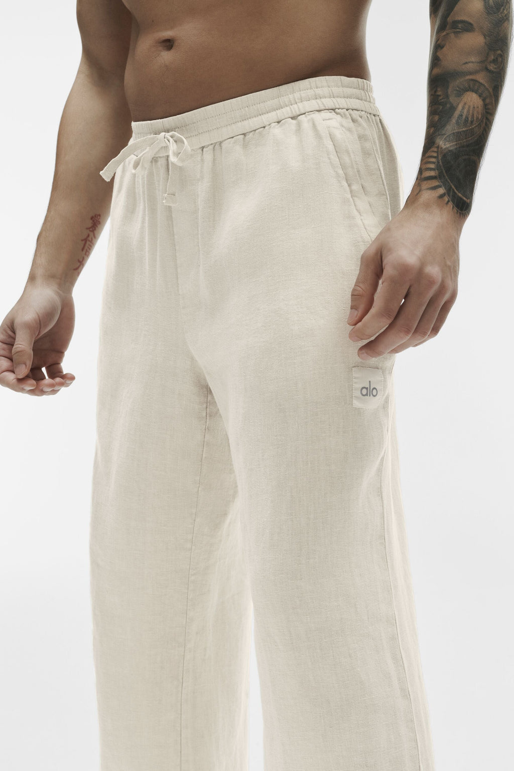 Linen Days Straight Leg Pant - Bone — photo 5