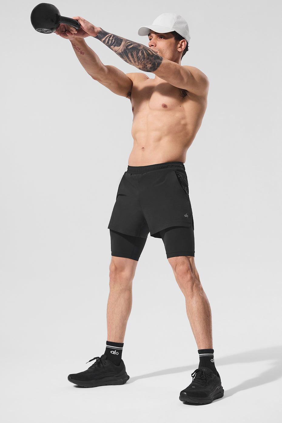5" Revival 2-In-1 Short - Black/Black — photo 5