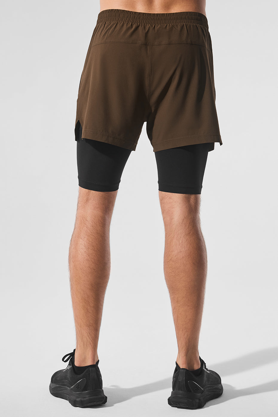 5" Revival 2-in-1 Short - Espresso/Black — photo 2
