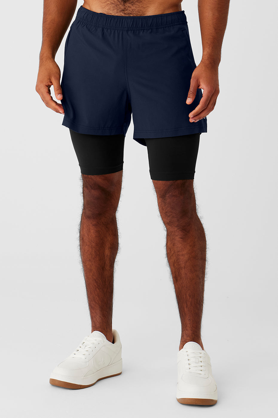 5" Revival 2-in-1 Short - Navy/Black — photo 1