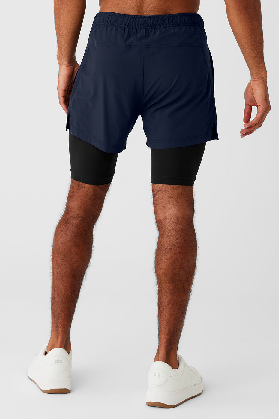 5" Revival 2-in-1 Short - Navy/Black — photo 2
