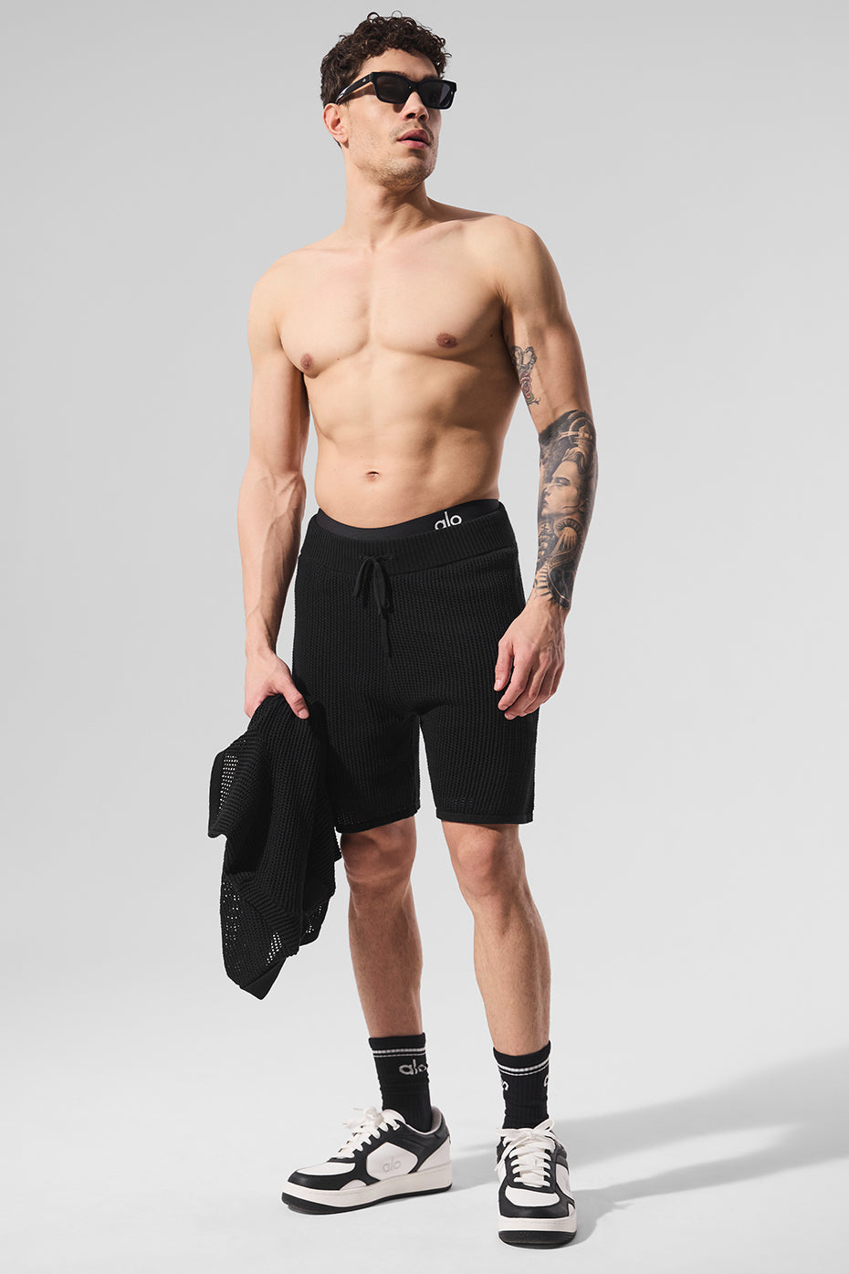 Open-Knit Short - Black — photo 1