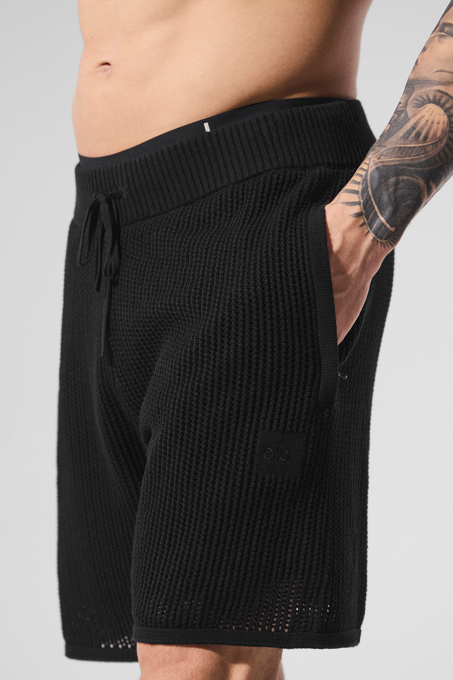 Open-Knit Short - Black — photo 2