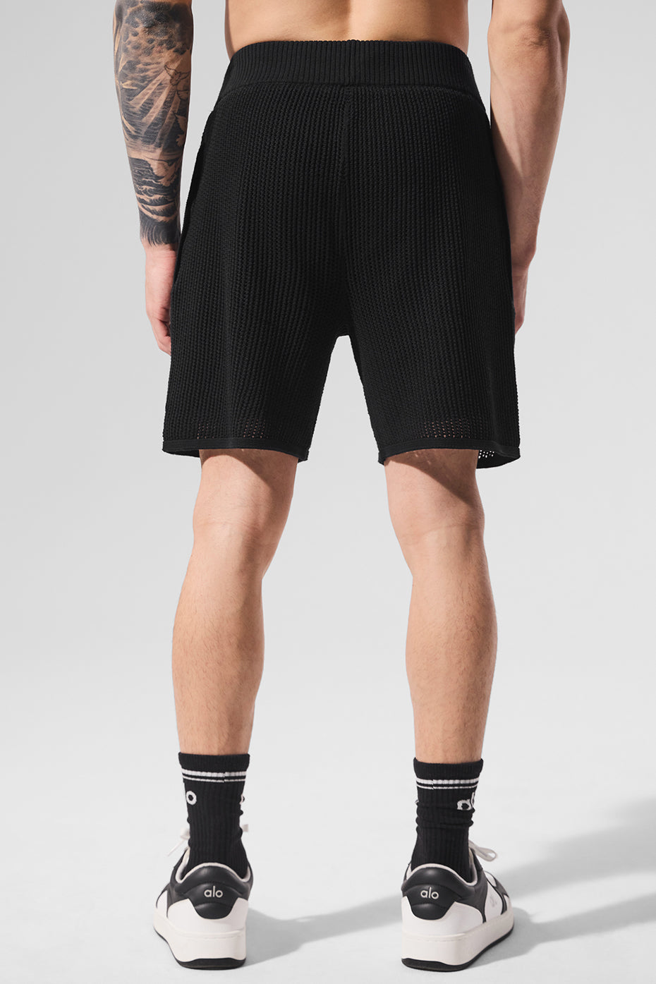 Open-Knit Short - Black — photo 4
