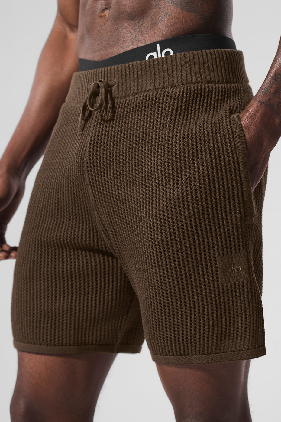 Open-Knit Short - Espresso — photo 2