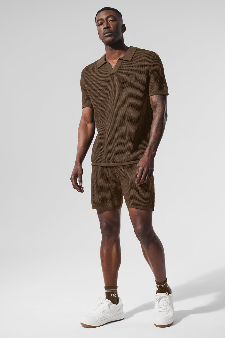 Open-Knit Short - Espresso — photo 4